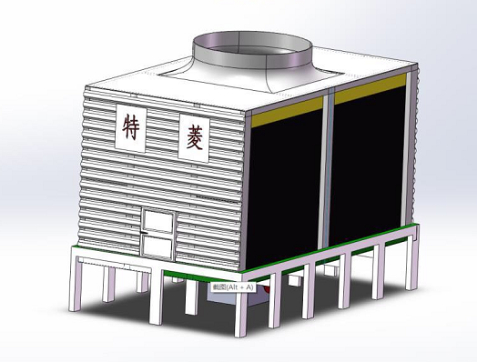 鋼結構大型工業(yè)冷卻塔淋水片